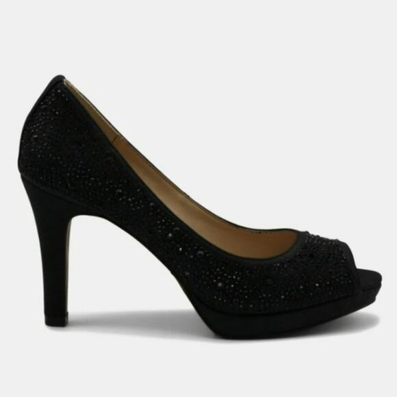 Adrienne Vittadini Gervin Pumps Black 9.5 - Picture 2 of 7
